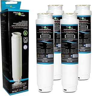 FilterLogic FFL-110B Fridge Water Filter Compatible with UltraClarity 00740560, 740560/644845 for BOSCH, SIEMENS, Neff, Gaggenau, Miele, HAIER 0060820860, RF-2800-13, SUPCO WF299 (4 Pack)
