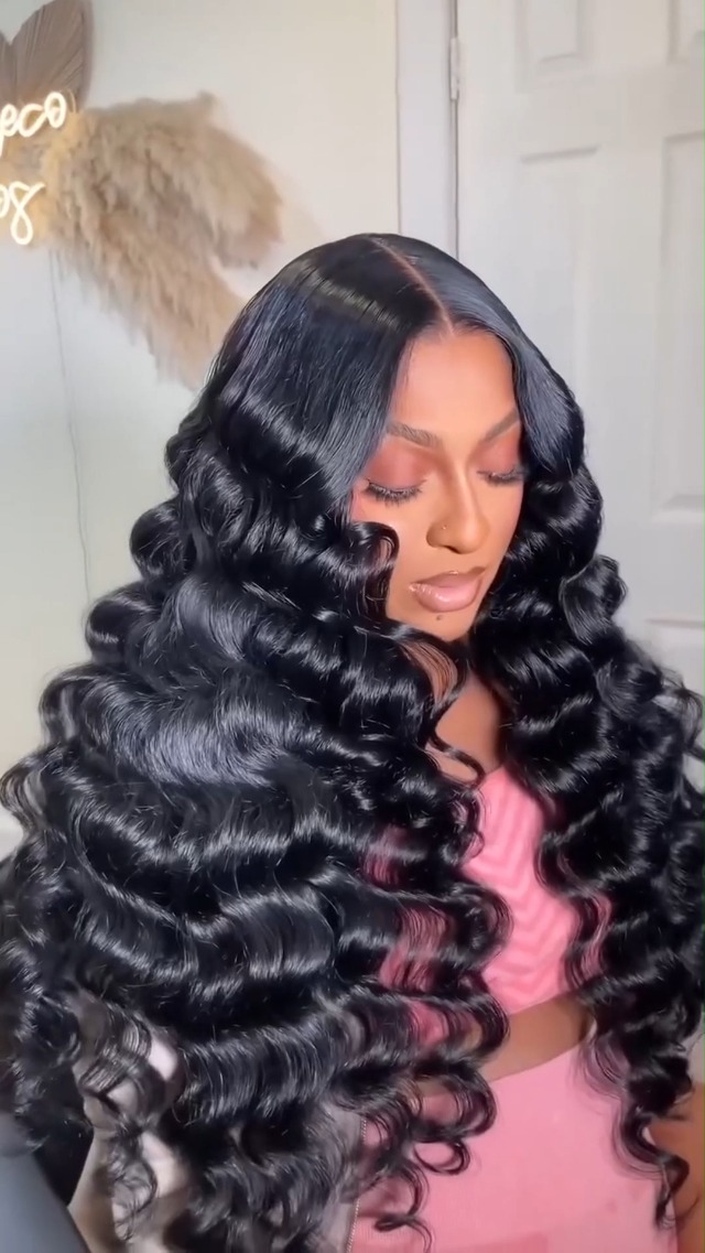 Amazon.com : 16A Human Hair Bundles Loose Deep Wave 4  display picture 3