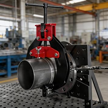 Quick Release Pipe Alignment Clamp 1-2.5, T-Handle Welding & Pipe Fitting Tool for Pipes, Flanges, Tees