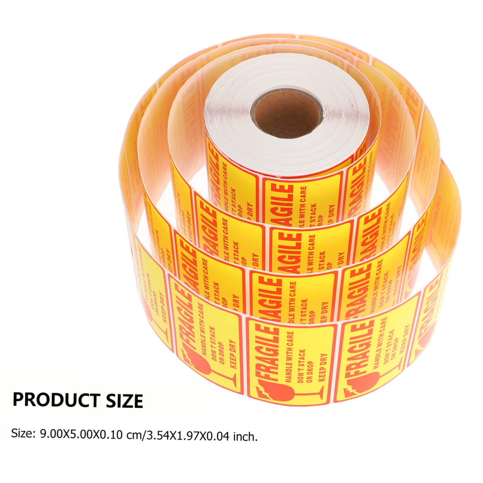 Autocollant D’avertissement Fragile en Rouleau de 1, Papier