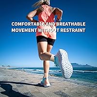 Vista 7 de Galvaran Tobillera, soporte de tobillo de compresión transpirable ajustable, para hombres y mujeres con esguinces de tobillos, ligamentos