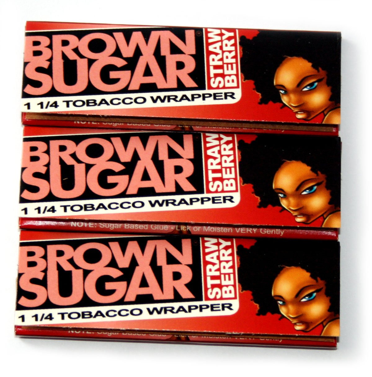 3 Booklets X Brown Sugar Strawberry 1 1 4 Rolling
