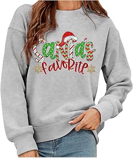 Women Blouse Tops Sale Clearance,2022 Pullover Christmas Sweater Autumn And Winter Plush Printed Sweatshirt Christmas Jumper Funny Graphic Reindeer Santa Xmas Jumper Sweatshirt Ladies UK Size