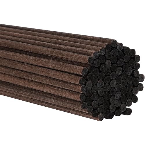 10inch Reed Diffuser Replacement Sticks - 60Pcs Aroma Fragrance Sticks Refill for Home and Bathroom - Rattan Essential Oil Sticks for Scented Diffuser