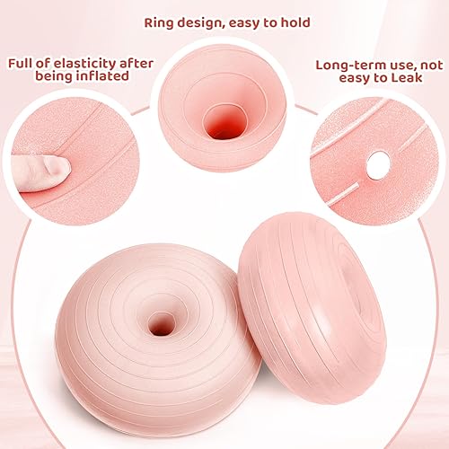 Miniatura 10 de Lewtemi Asiento flexible para el aula, sillas de pelota de yoga elementales de Navidad, regalo para niños, entrenador de equilibrio de estabilidad,