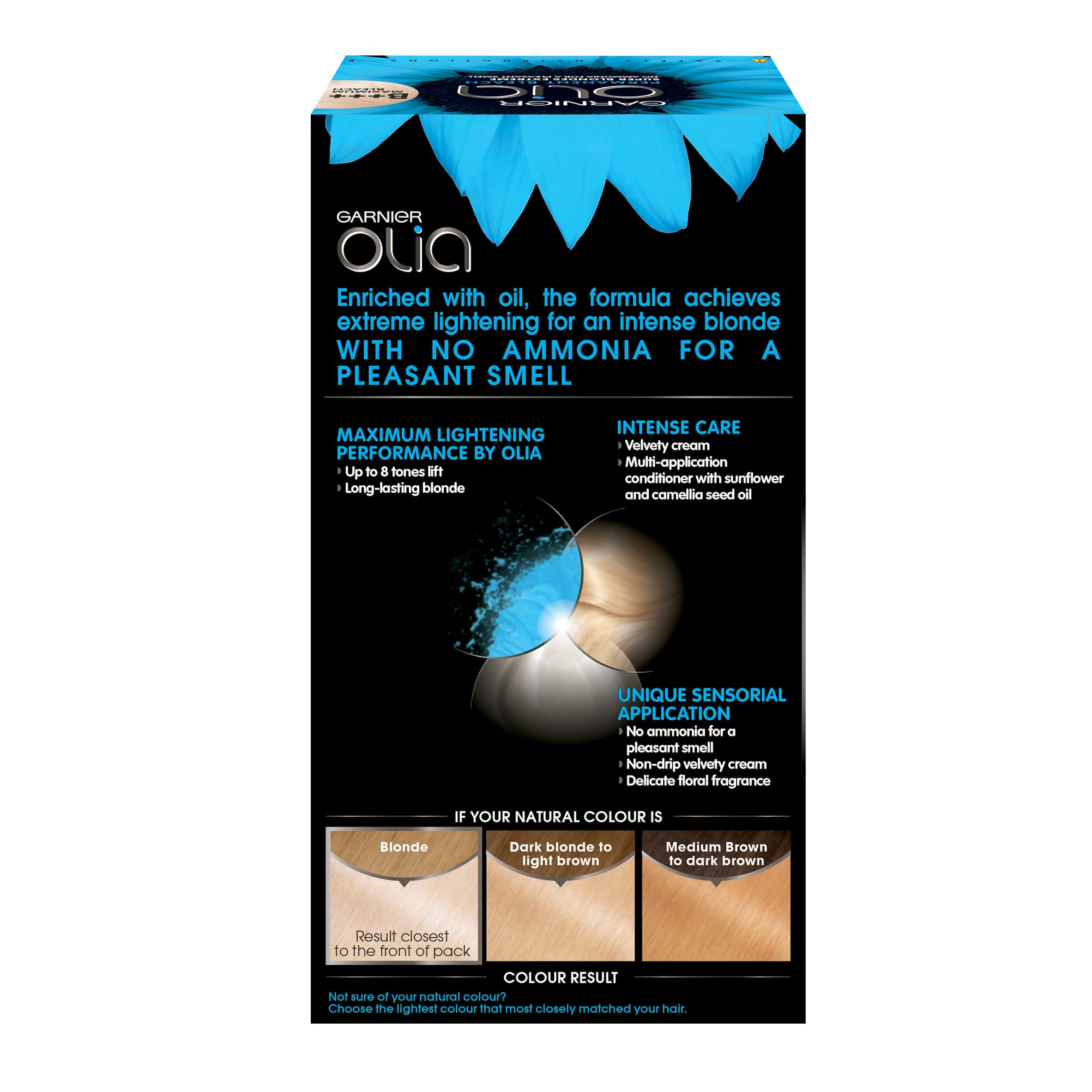 Garnier Olia Permanent Hair Dye, Up to 100 Grey Hair Coverage, No