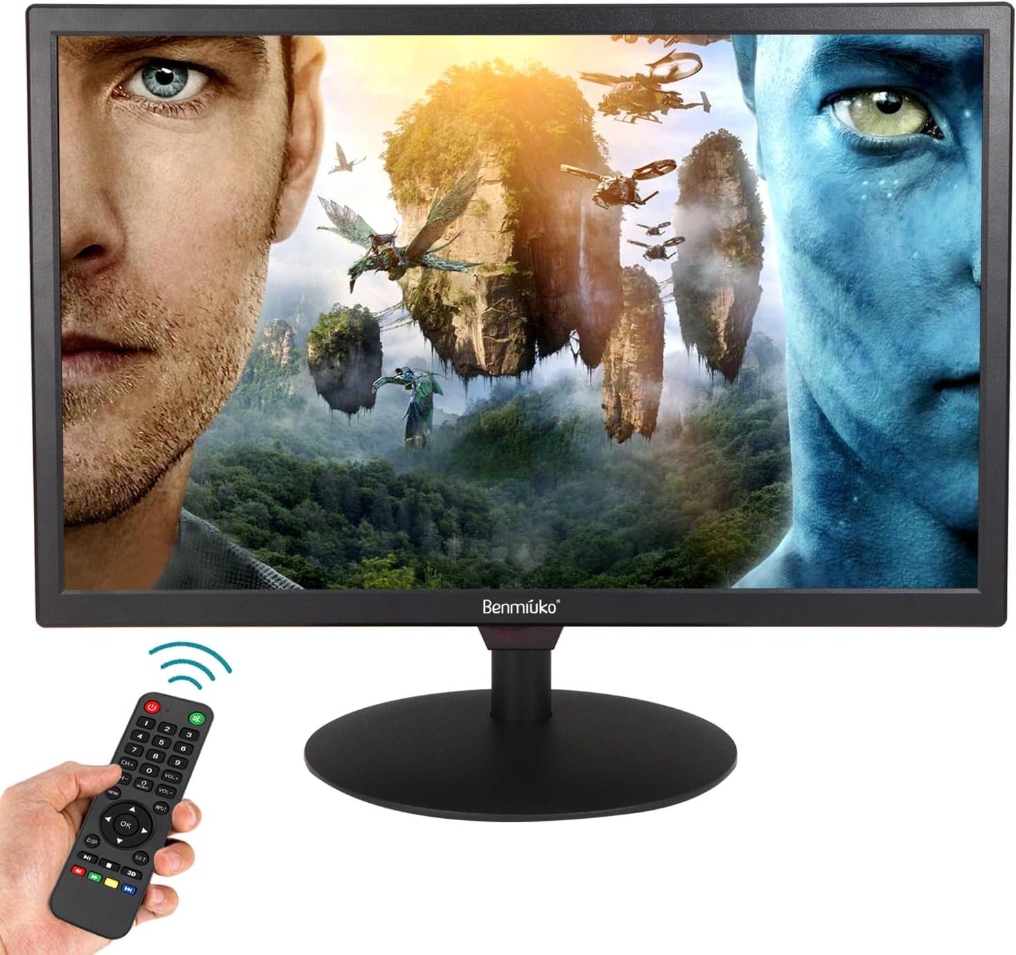 19 inch Monitoring Display Screen Security Camera Monitor LCD Multi Functional Interface HDMI, BNC, VGA, AV, USB Input CCTV Computer Monitors Built in Speaker 1440x900 Resolution