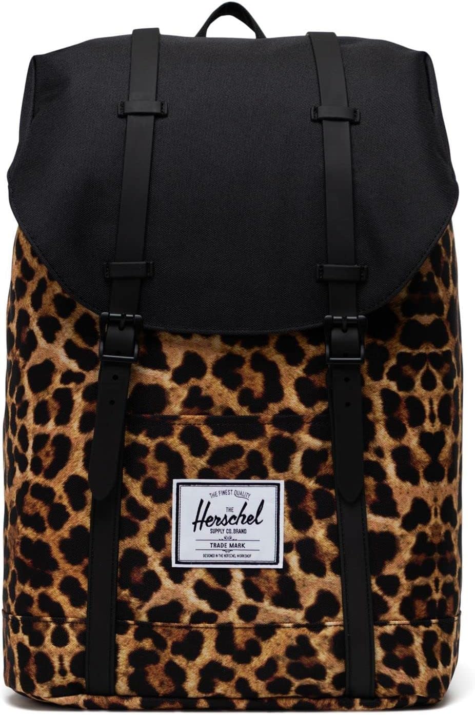 Buy Herschel Retreat Backpack Leopard Black at Ubuy Burkina Faso