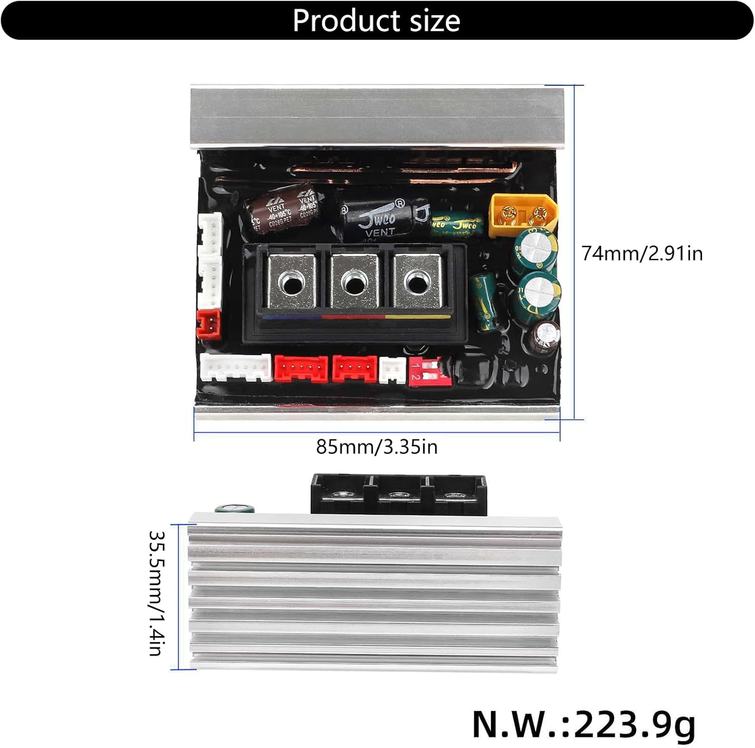 High Performances Controller Controller Offering Smooth & Powerful Ride For Bikes Electric Scooters City Commute Electric Scooters