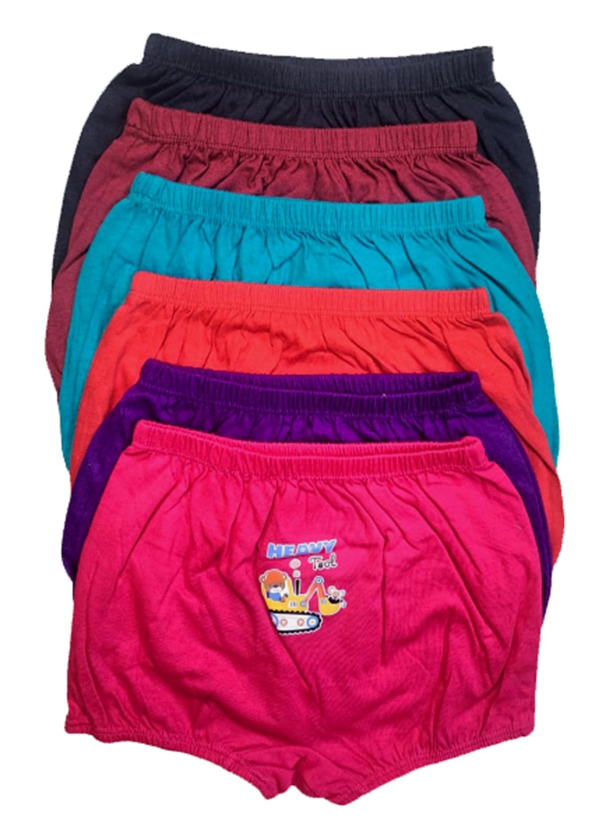 GenericGirls Cotton Panty (Pack of 6)