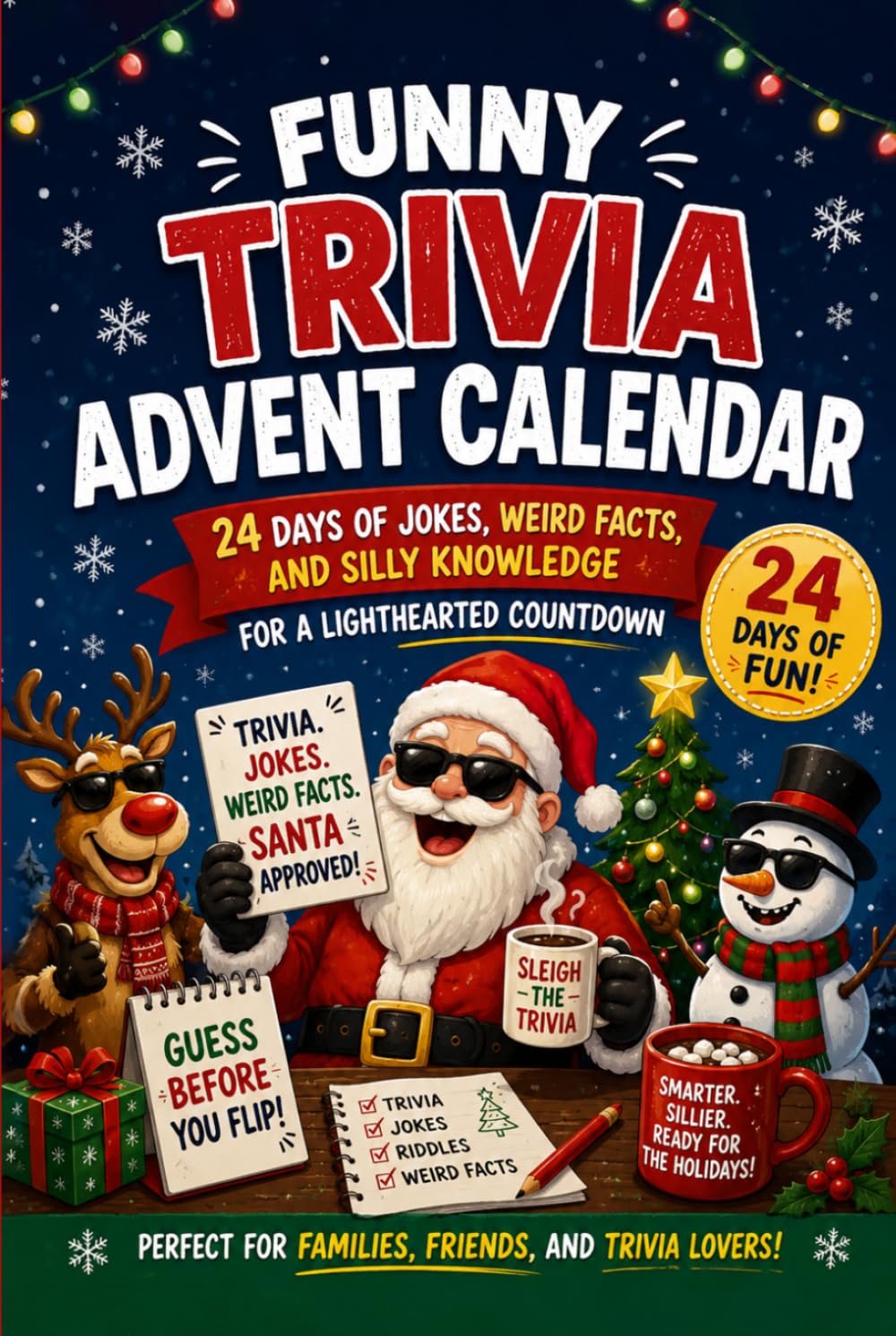 Funny Trivia Advent Calendar: 24 Days of Jokes, Weird Facts, and Silly Knowledge for a Lighthearted Countdown (The Christmas Countdown Collection)