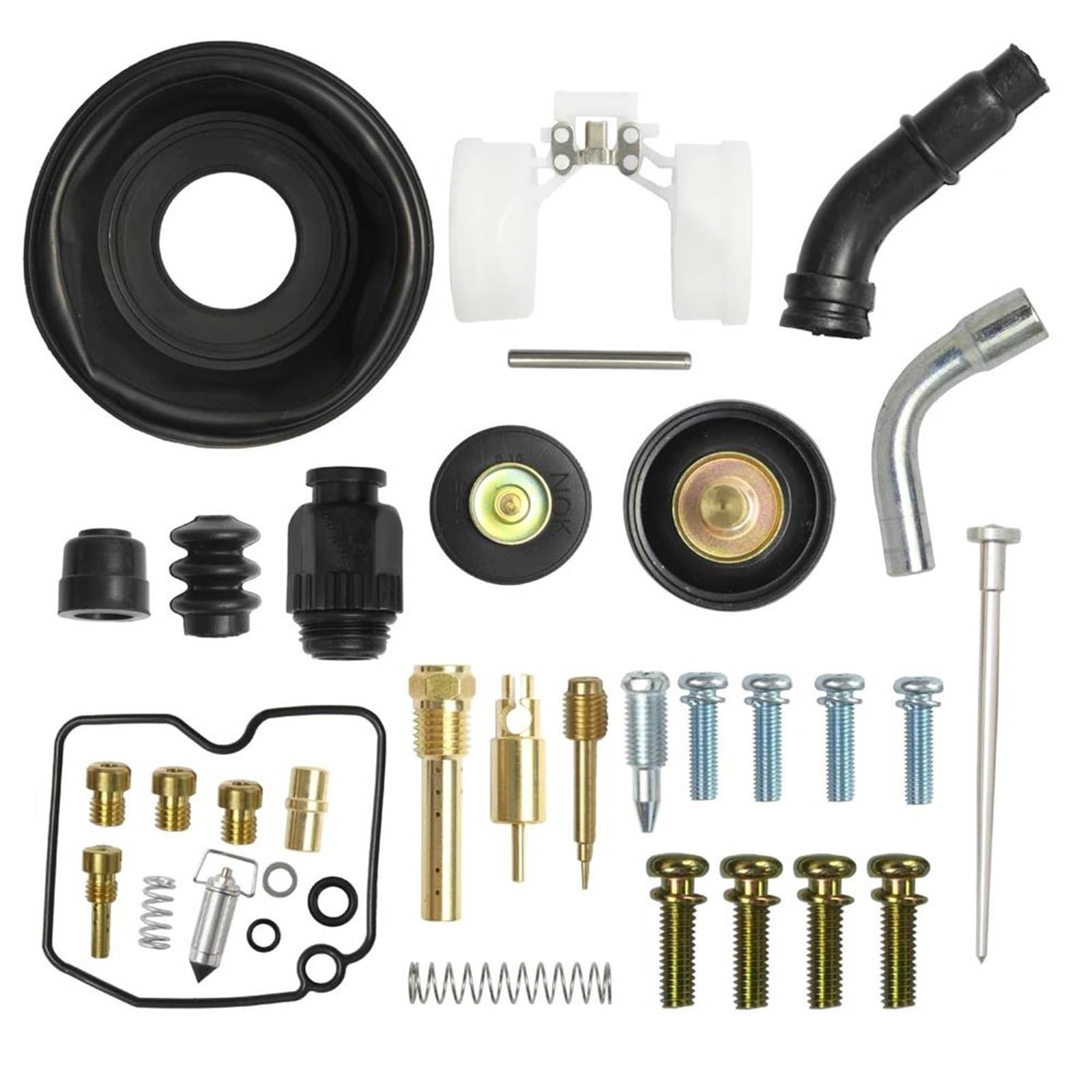 MNEUEQ Diaphragm Gasket Kits Motorcycle Carburetor Rebuild Kits For Kawasaki For Vulcan 800 1500 VN800 VN400C4 VN1500F1 VN1500 For Classic 800(Style 1)