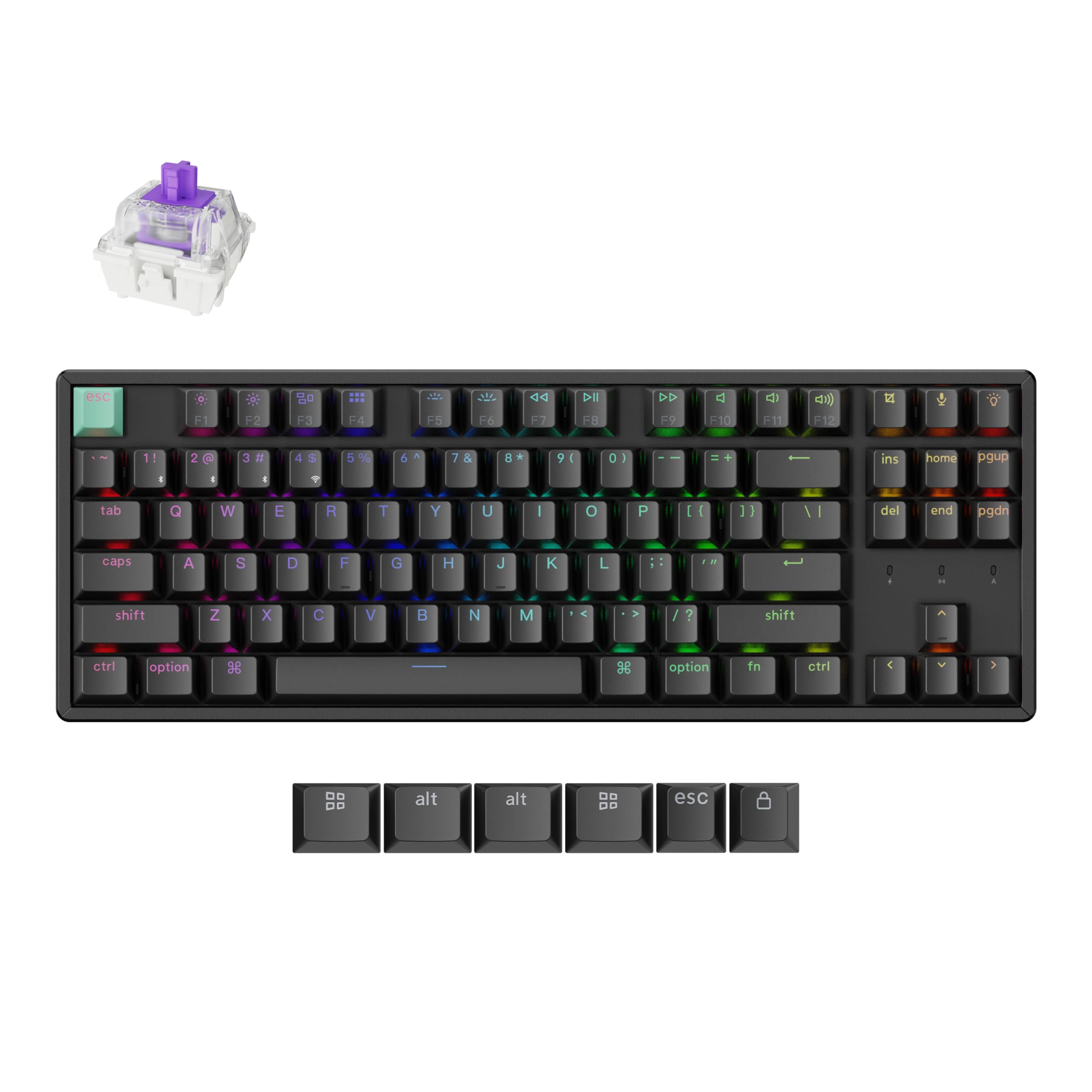 Amazon.com: Keychron K8 HE TKL Wireless Mechanical Keyboard Hot