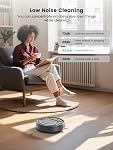Lefant M210 Pro+ Robot Vacuum Cleaner, 6000Pa Suction, 200 Mins Runtime, PreciSense Obstacle Avoidance, Self-Charging, Slim & Quiet, WiFi/App/Alexa, Pet Hair & Hard Floors, Grey