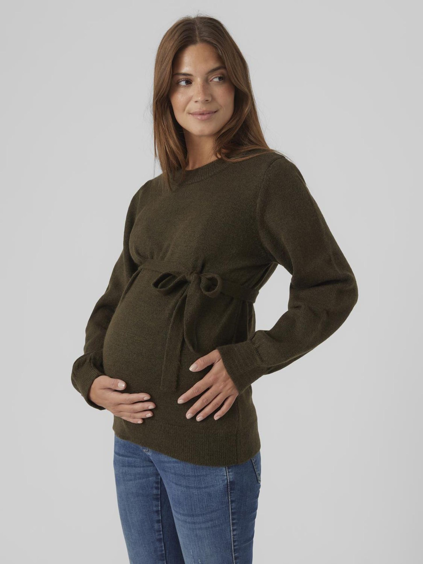 MAMALICIOUS Noos - Bañera de Melamina L/S Knit Top A Sudadera Mujer (Pack de 1)