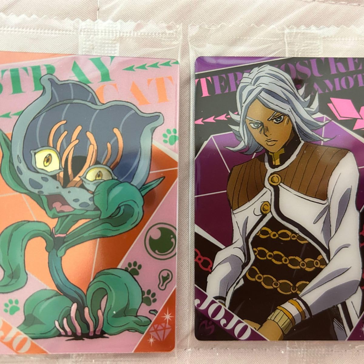 ジョジョの奇妙な冒険　第4部カード ジョジョの奇妙な冒険 第4部 ダイヤモンドは砕けない カード15種 最終