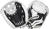 Easton Fundamental 12 Inch Fastpitch Softball Glove - Game-Ready Oil-Tanned Cowhide, Quantum Closure, Basket Web for Pitching & Fielding