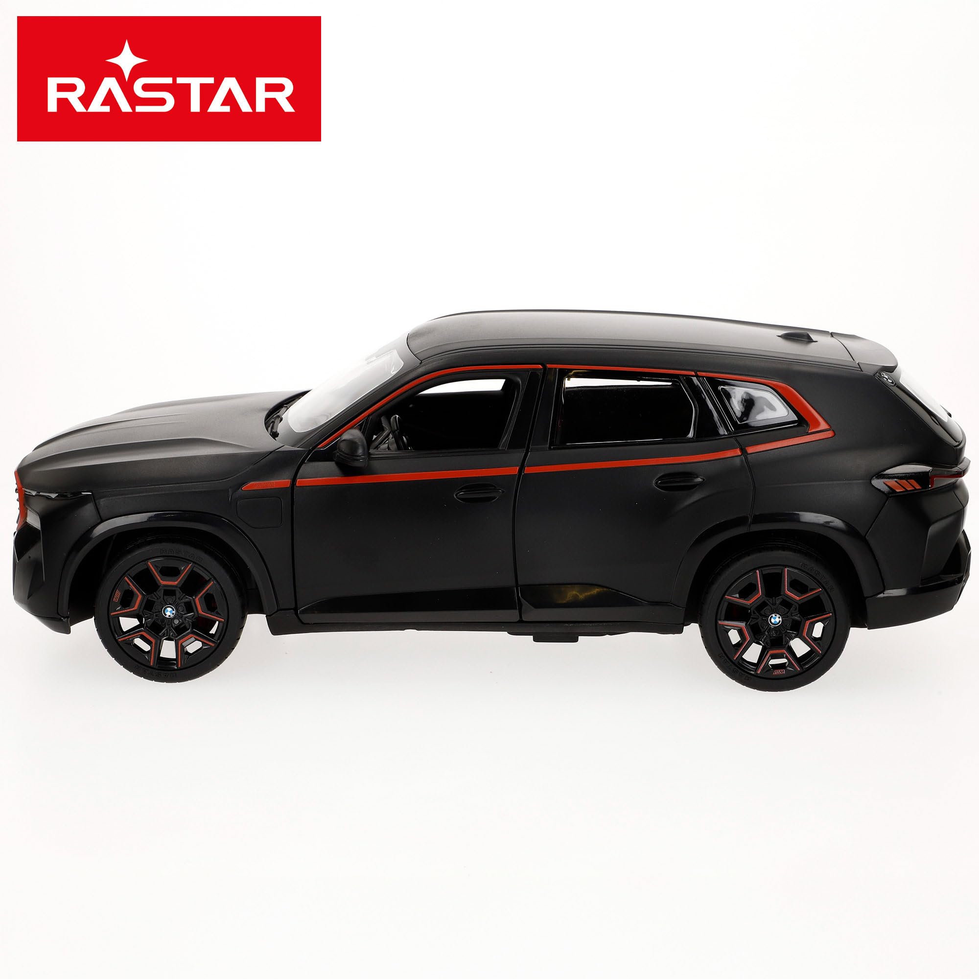 ColorBaby RASTAR BMW XM samochód zdalnie sterowany, skala 1:14, oficjalna replika, pilot zdalnego sterowania 2,4 GHz, ręczne drzwi na zawiasach, samochody, kolekcja, dla kolekcjonerów i dzieci od 6