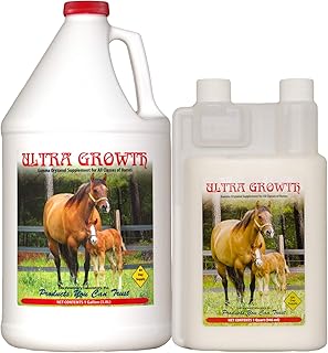 Cox Vet Lab Ultra Growth Muscle-Building Horse Supplement - 32 Ounces (Quart)