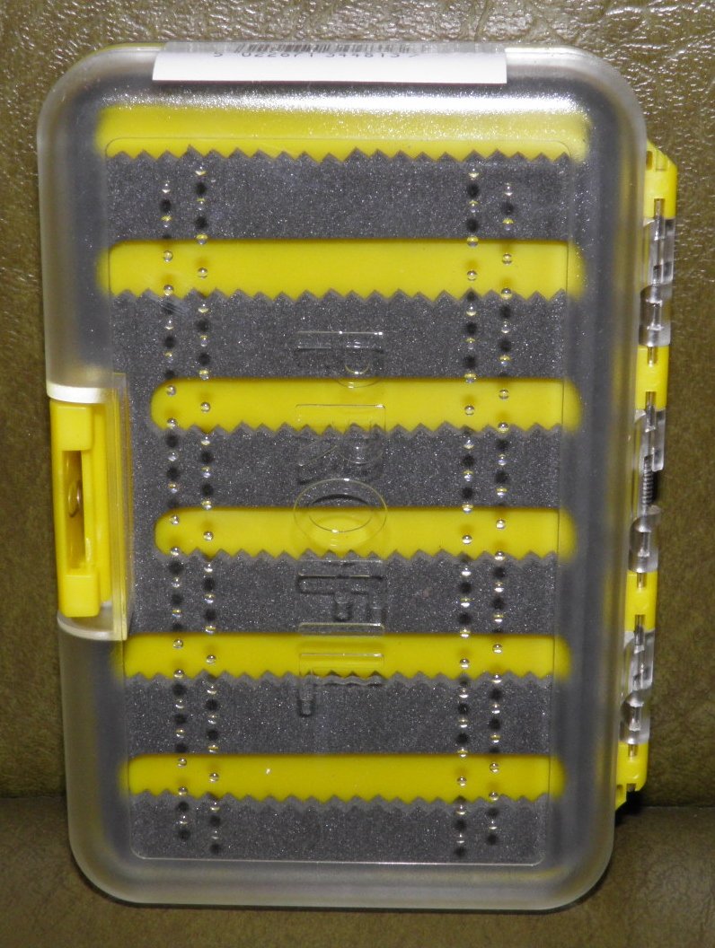 Leeda Profil Fly Fishing Flies Hook Storage Box Yellow Holds Up To 250 Flies