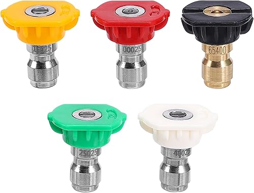 Miniatura 8 de Varita de lavado a presión, varilla de extensión curvada de alta presión de 45 grados con 5 boquillas de pulverización, accesorio de limpieza de