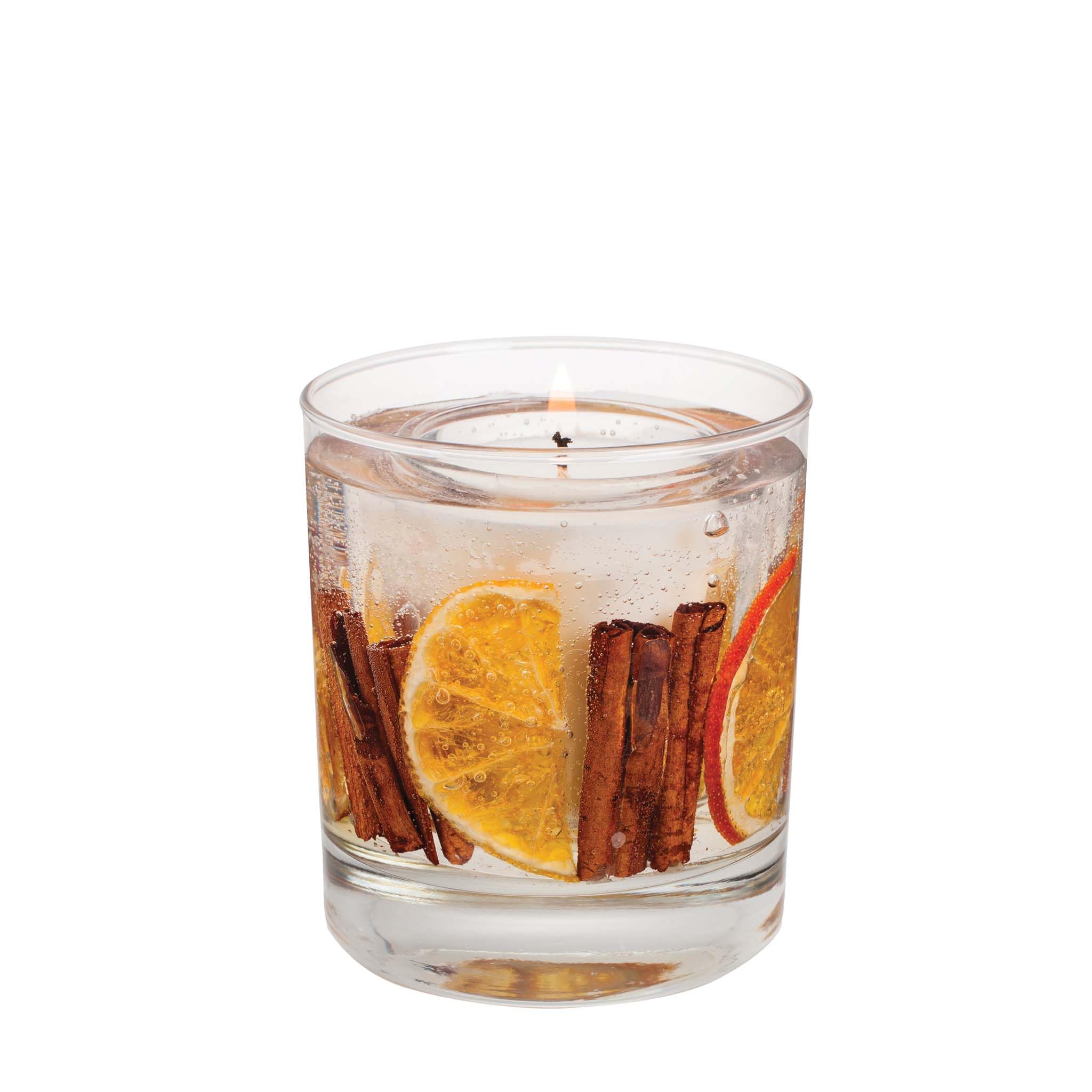 Stoneglow Yellow Seasonal Collection - Festive Wishes - Orange, Cinnamon, Clove Natural Wax Tumbler