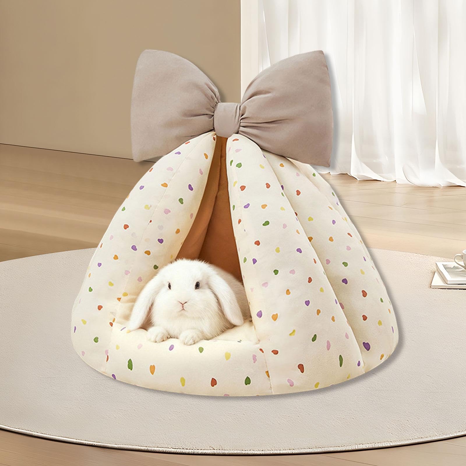 Gralara Hamster House Nido Abrigado para Roedores Cama Suspendida con Base Antideslizante Relleno Confortable Tela Transpirable Adecuado para Hurones Y Cobaya
