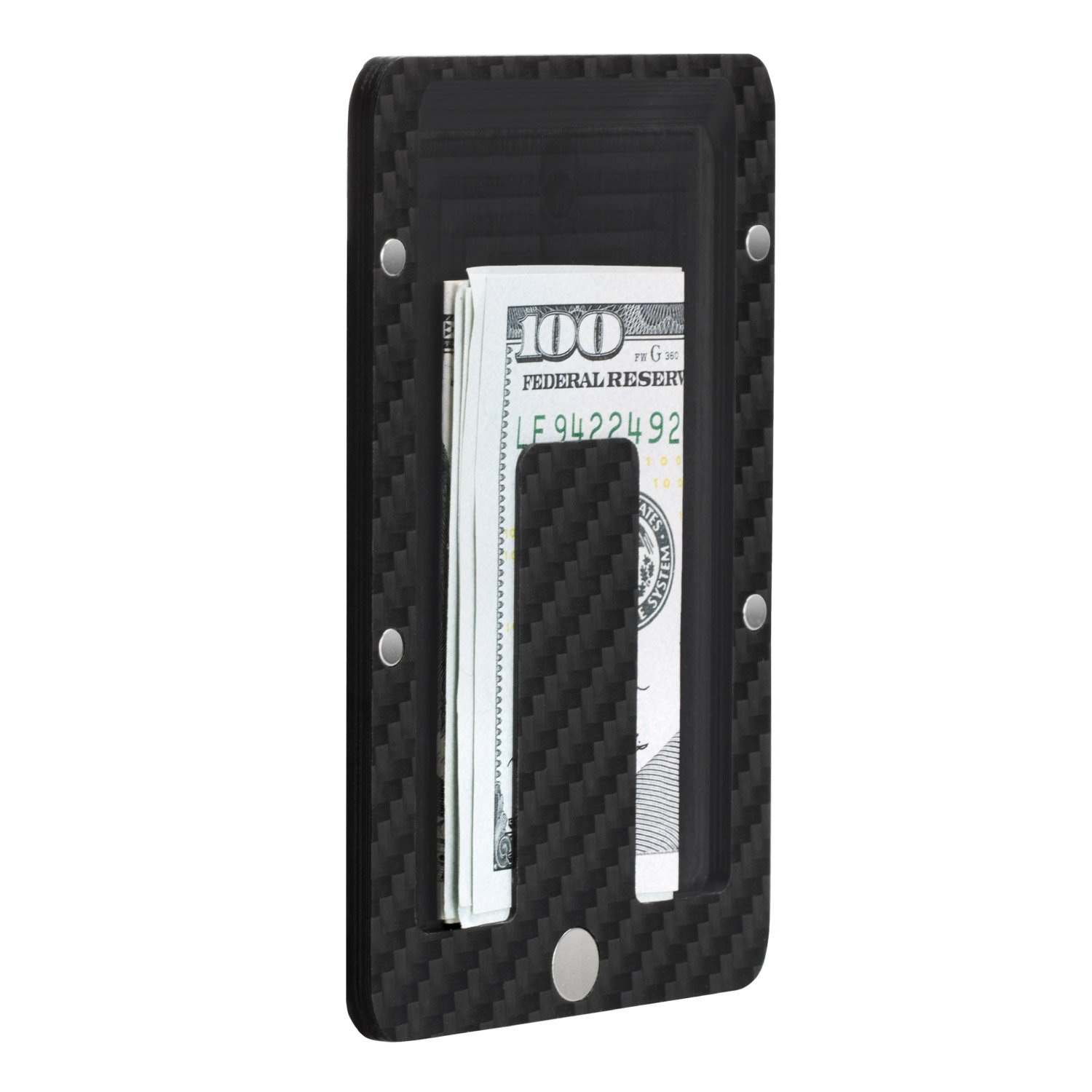 PITAKA Mag Wallet UE with Anti-Degaussing Module Layer Set Additional Cash Holder Layer Made of Carbon Fiber with Magnetic Modular Structure Layer Set Minimalist Design