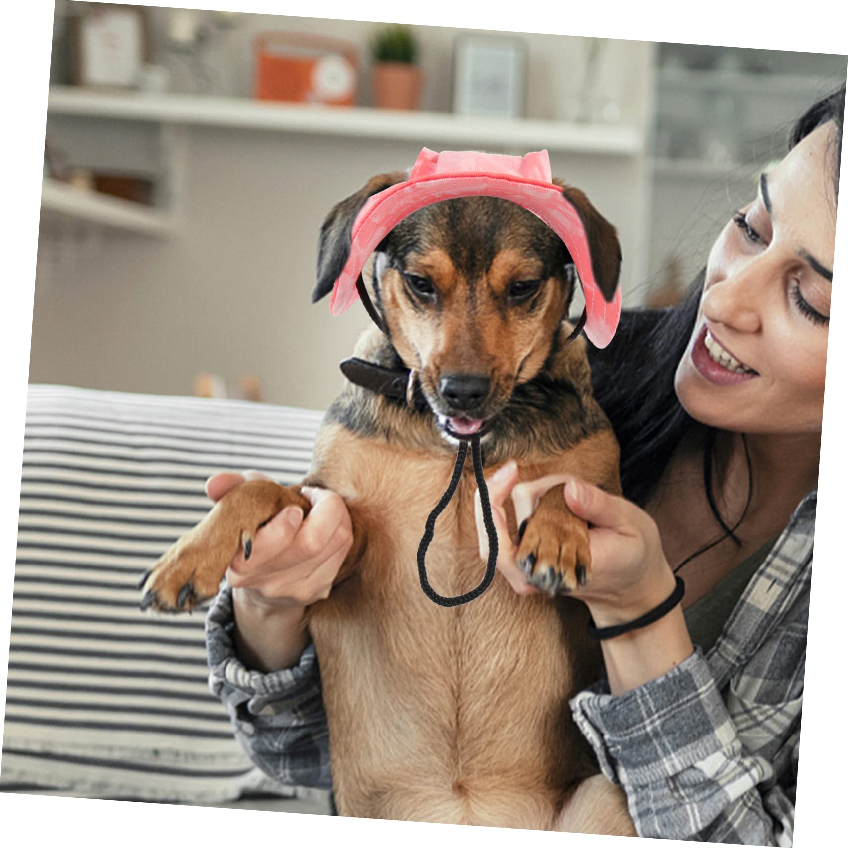 balacoo Pet Baseball Cap Cappy Hat Baseball Caps Trendy Clothes Puppy Sun Hat Dog Baseball Hats Dog Sun Visor Puppy Hats Puppy Sun Hats Bucket Hats for Dog Strangulation Cotton Pink