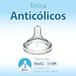 Dr. Brown's Options+ Wide-Neck Baby Bottle Nipple, Level 2 (3 Months+), 6 Count