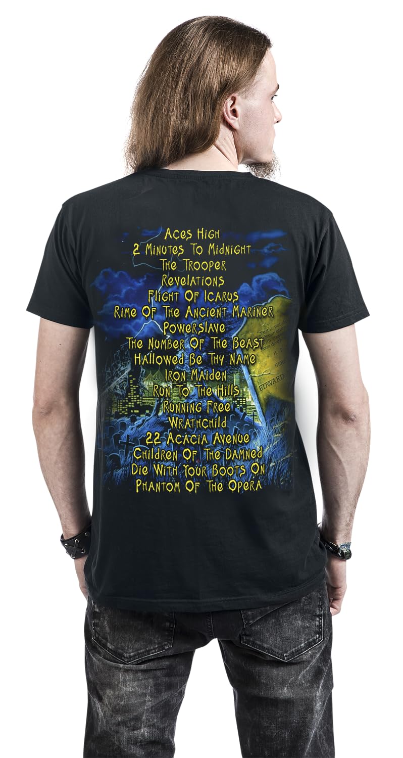 Iron Maiden Live After Death Männer T-Shirt schwarz Band-Merch, Bands