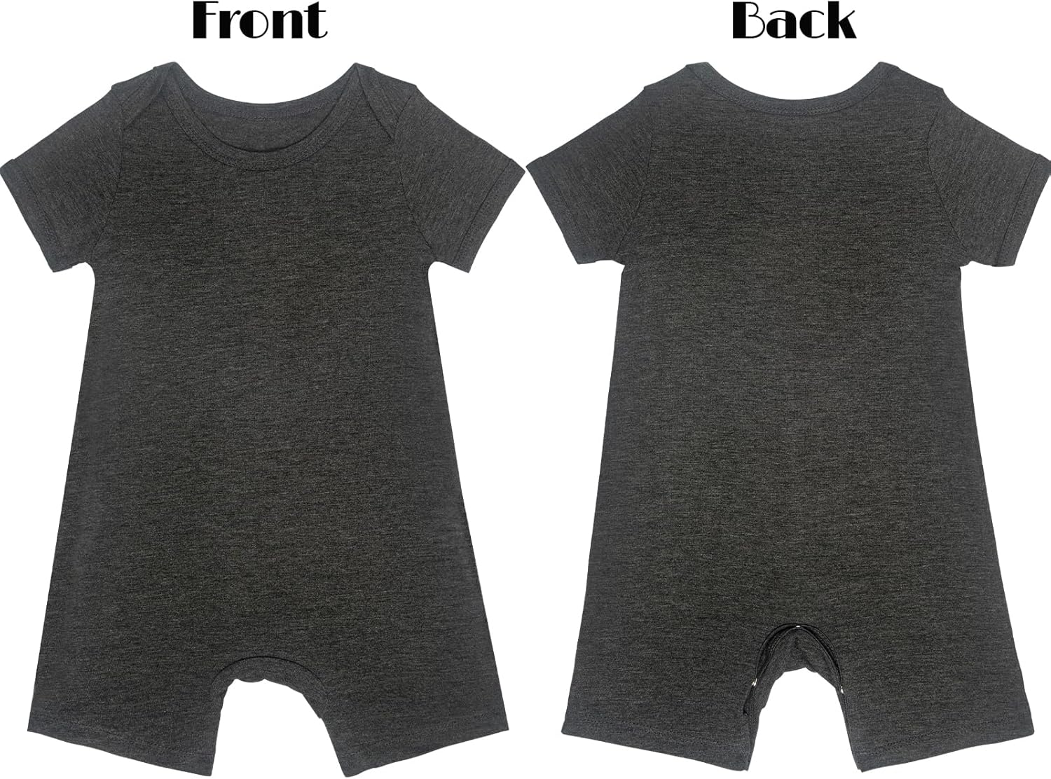 Baby Rompers Short Sleeve with Snap Closure Infant Clothes - Image 2