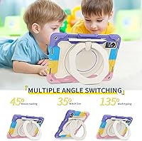 Vista 7 de Funda de silicona para tablet Xiaomi Mi Pad 5 Pro de 12.4 pulgadas, a prueba de golpes con soporte para lápices, correa para el hombro, soporte