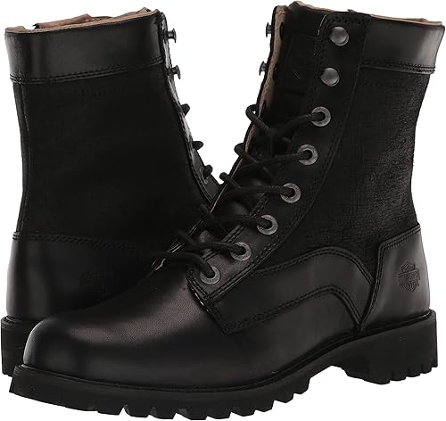 Miniatura 7 de HARLEY-DAVIDSON FOOTWEAR Botas de motocicleta Weldon de 7 pulgadas para hombre, Negro