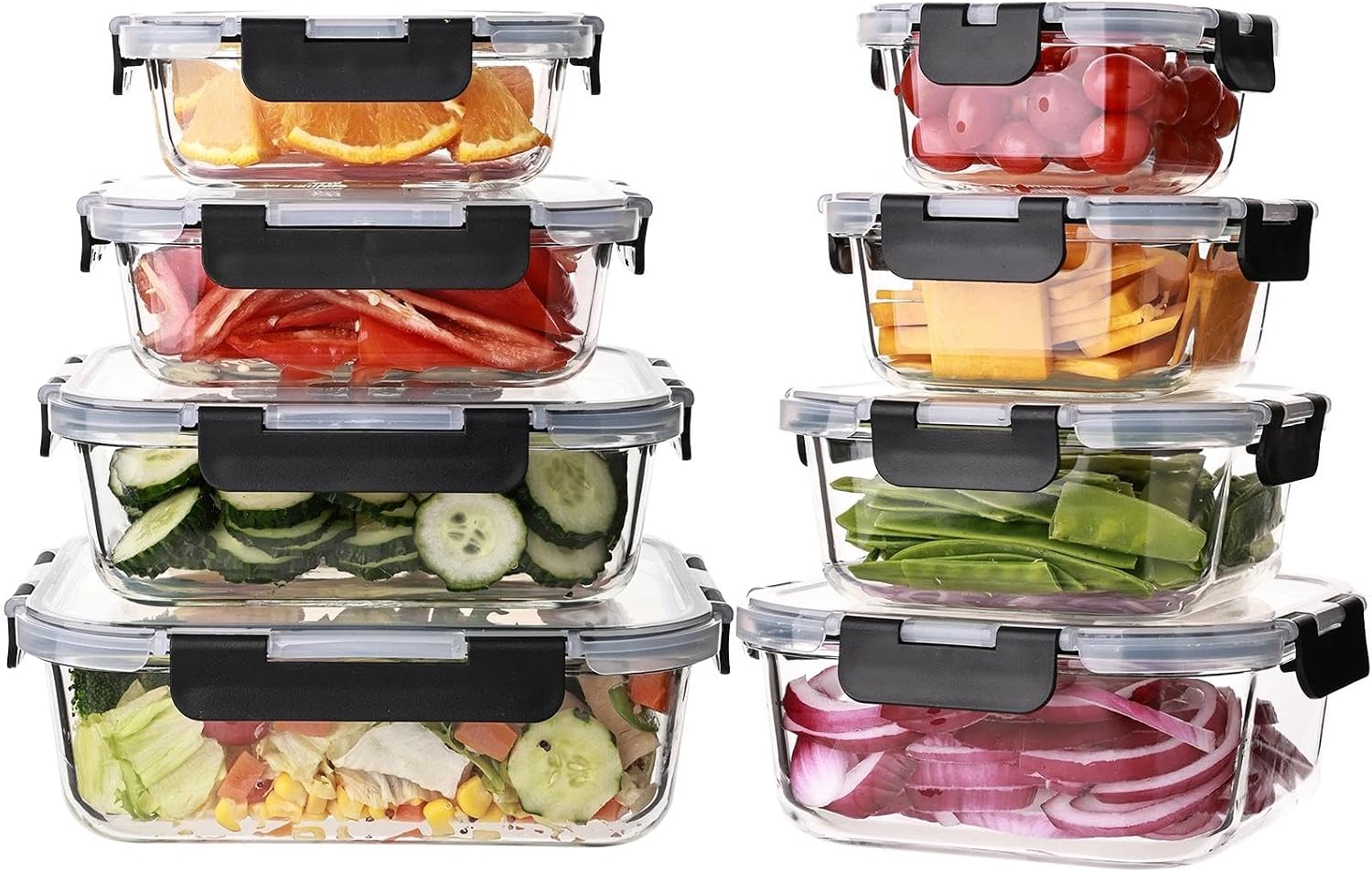 Wells 8-Packs Glass Food Storage...