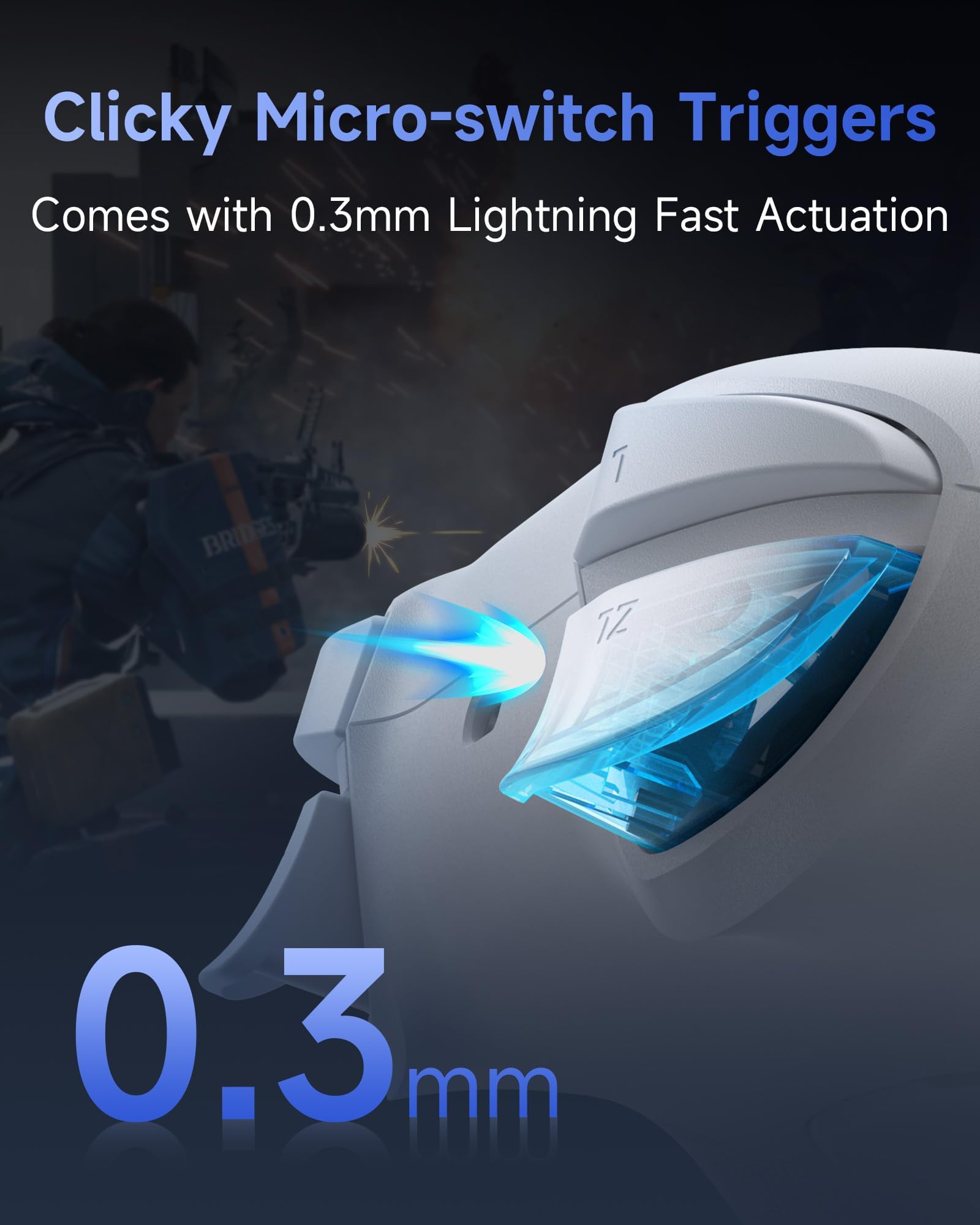 EasySMX S10 Mando Switch 2 con Joystick TMR, Mando Switch Inalámbrico con Vibración HD/Funda Magnética/Botones Mecánicos/D-pad Reemplazable/RGB/Turbo/Despertar, Mando Juegos para PC/Android/iOS