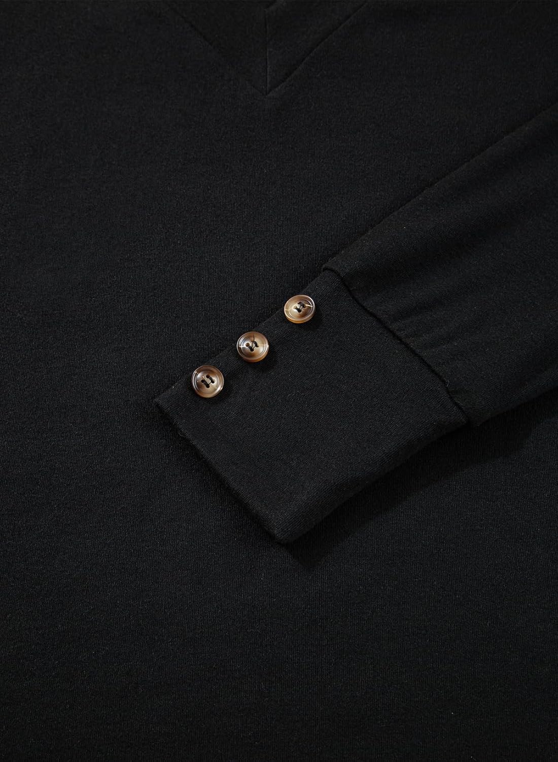 Dokotoo Women's Casual Long Sleeve V Neck Pullover Shirts Loose Fit Lightweight Knit Tops - Image 6