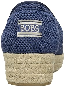 Amazon.com | BOBS from Skechers Women's Highlights-Main Event Flat, Navy  Knit, 5 M US | Platforms \u0026 Wedges