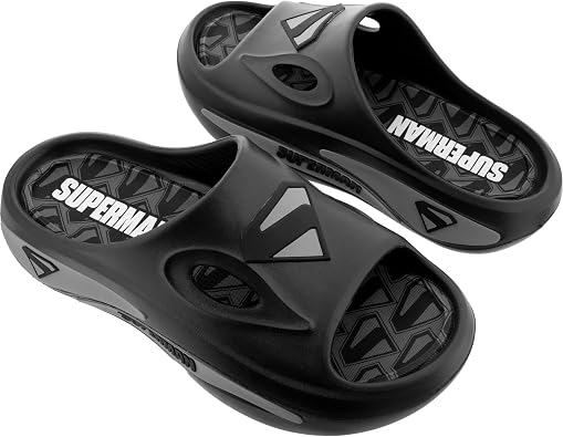 Ground Up Superman Legacy Mens Athletic Slide Sandals