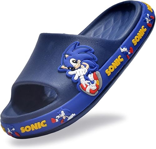 Hzucikan Pantuflas para niños, bonitas pantuflas antideslizantes, cómodas y ligeras, adecuadas para interiores y exteriores, playa, piscina, duchas