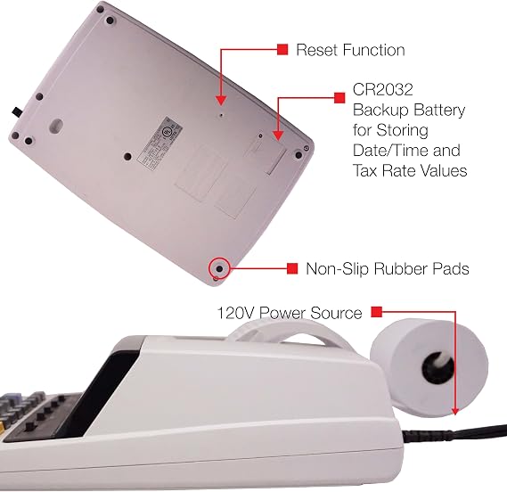 EL2630PIII Two-Color Printing Calculator, Black/Red Print, 4.8 Lines/Sec