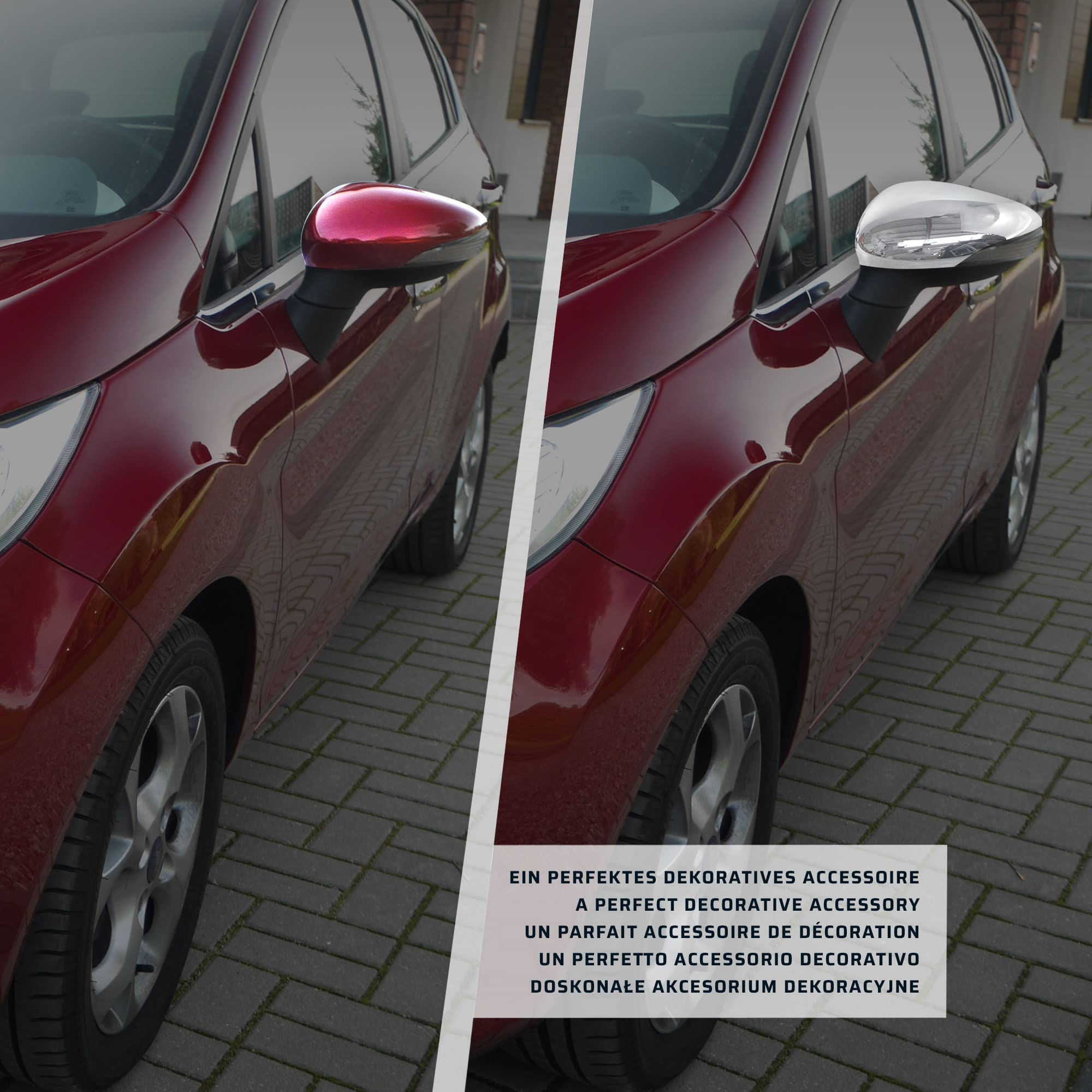 CHROMEMASTER | Compatibile con VW T6.1 California 2019-2024 | Profilo per Griglia del Paraurti Anteriore; Acciaio inossidabile Lucidato | Adattamento Perfetto; Nuovo Aspetto Attraente dell'Auto