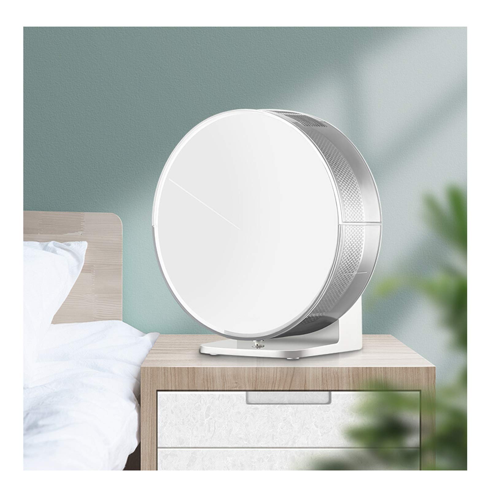 Umidificatore Ambiente 1.5L Umidificatore con riempimento superiore Casa Camera da letto Ufficio Bambino Donne incinte Umidificatore evaporativo Non-fog Triplo filtro Purificatore d'aria Domestico Umi