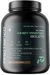 ProteinCo | Pure All Natural Grass-Fed New Zealand Whey Protein Isolate Powder | 27g per serving | Stevia | Gluten & Lactose Free | Low-Calorie | 4 Lbs (Vanilla)