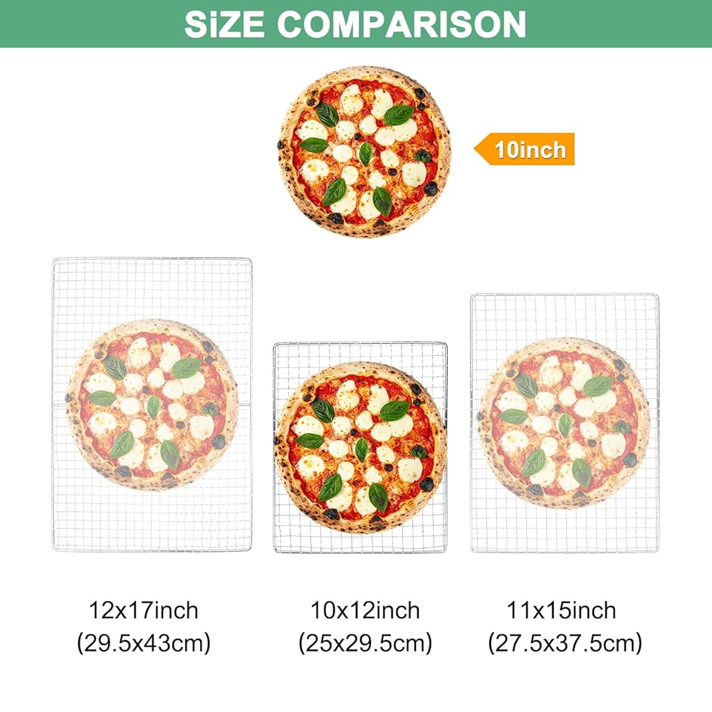 Uxcell Cooling Rack, 7.1" Round Stainless Steel Baking Rack With 20mm Legs For BBQ/Cooking