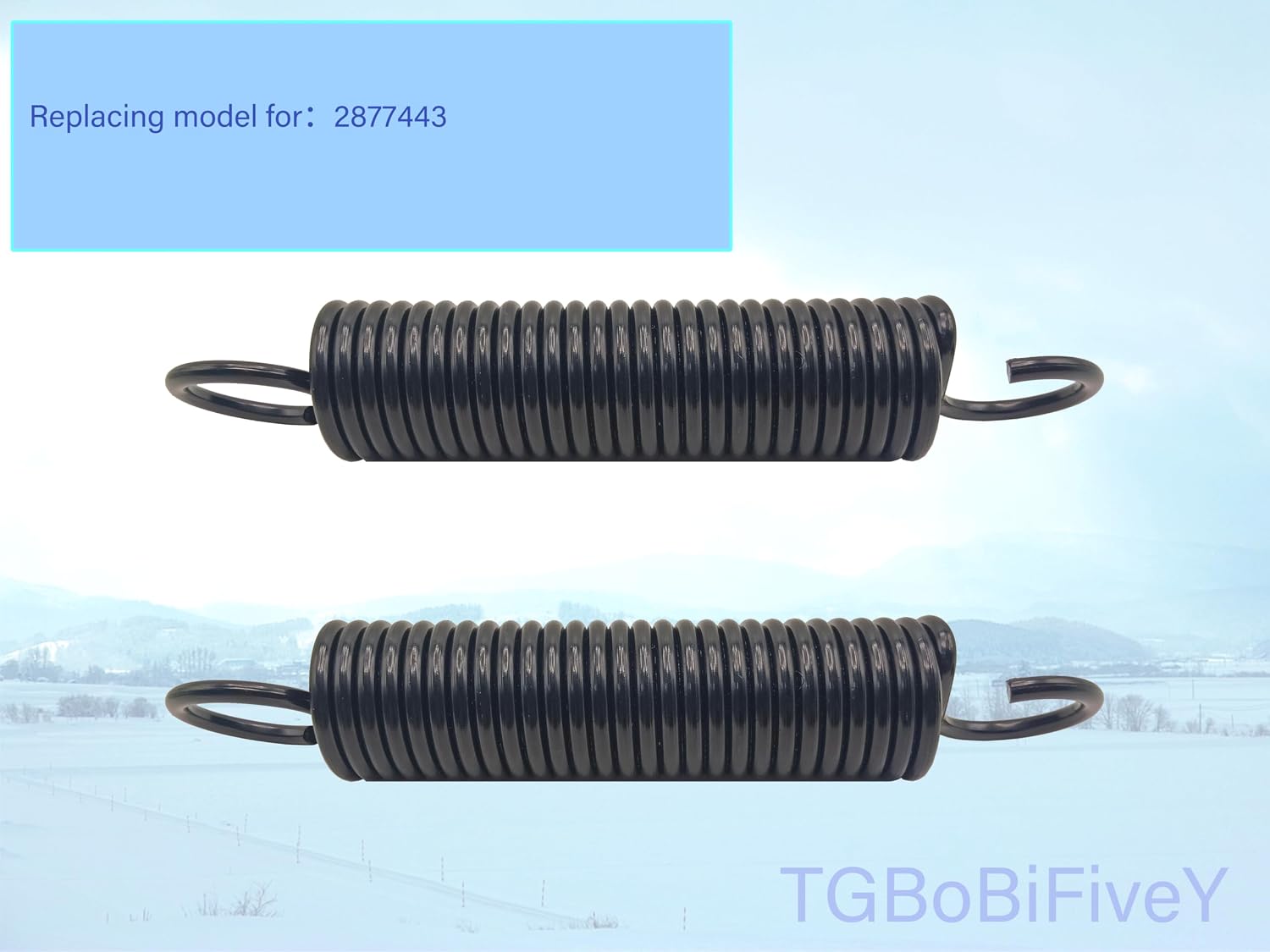 2 Pack 2877443 Snowplow Trip Springs Kit ATV Plow Spring for Polaris