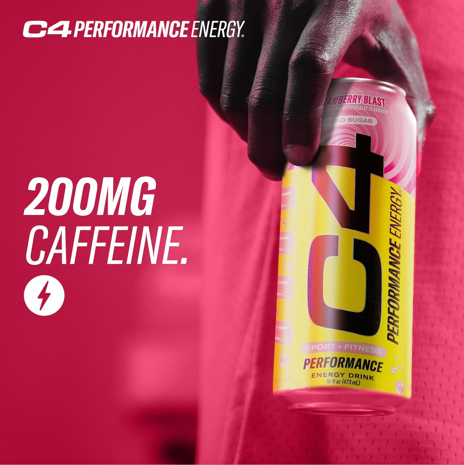 Amazon.com : C4 Performance Energy Drink | Strawberry Blast | Zero