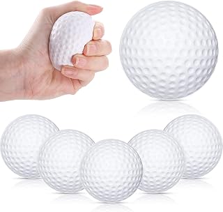 Zubebe Golf Ball Golf Party Favors Mini Soft Foam Stress Balls for Adults Bulk Sports Stress Relief Balls for Teens Prizes Decoration Present Toys(8 Pack)