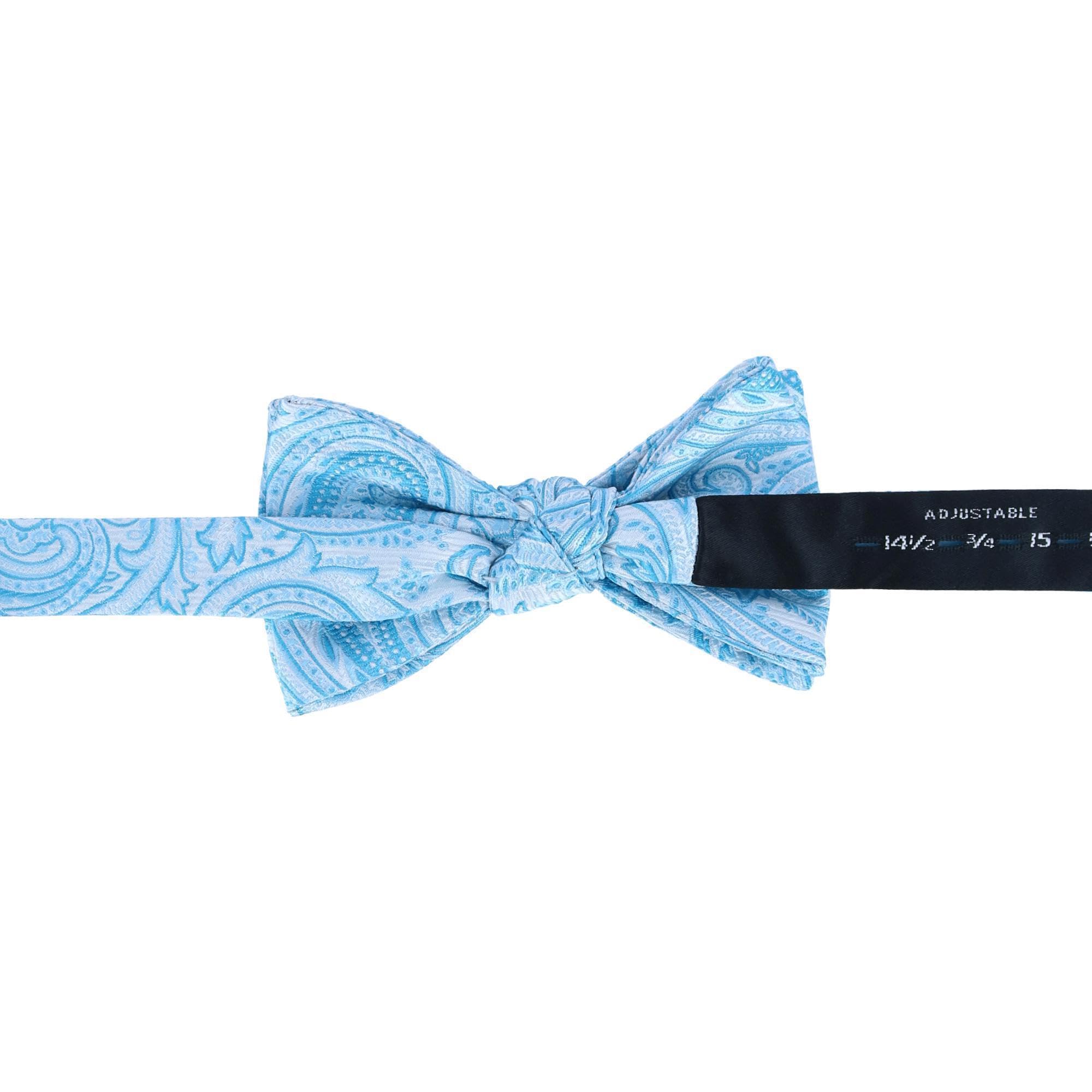 Trafalgar Papillon Sobee Paisley in seta, Azzurro chiaro, taglia unica