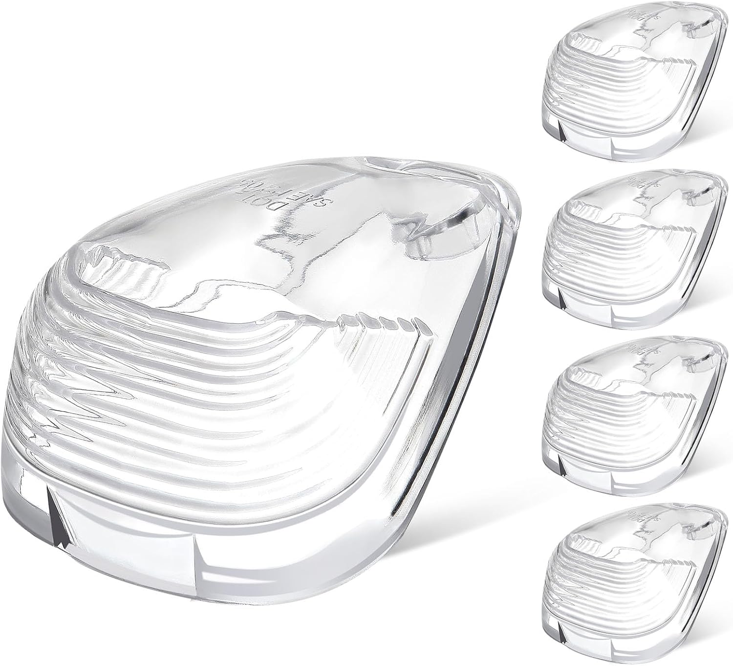 5x Roof Cab Marker Lights Lens Covers